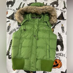 Vintage Abercrombie puffer vest